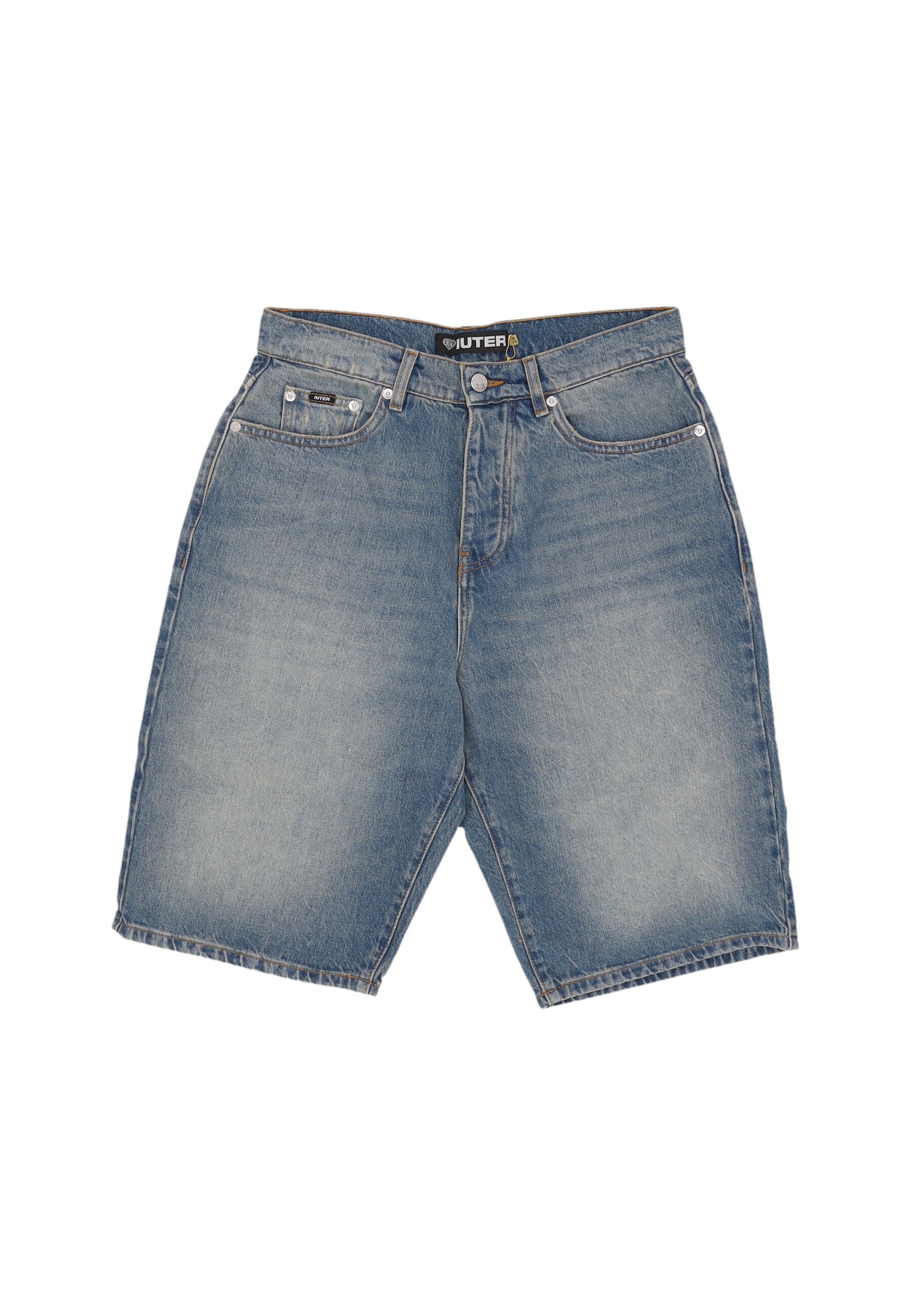 Jeans Corto Uomo Baggy Denim Shorts Medium
