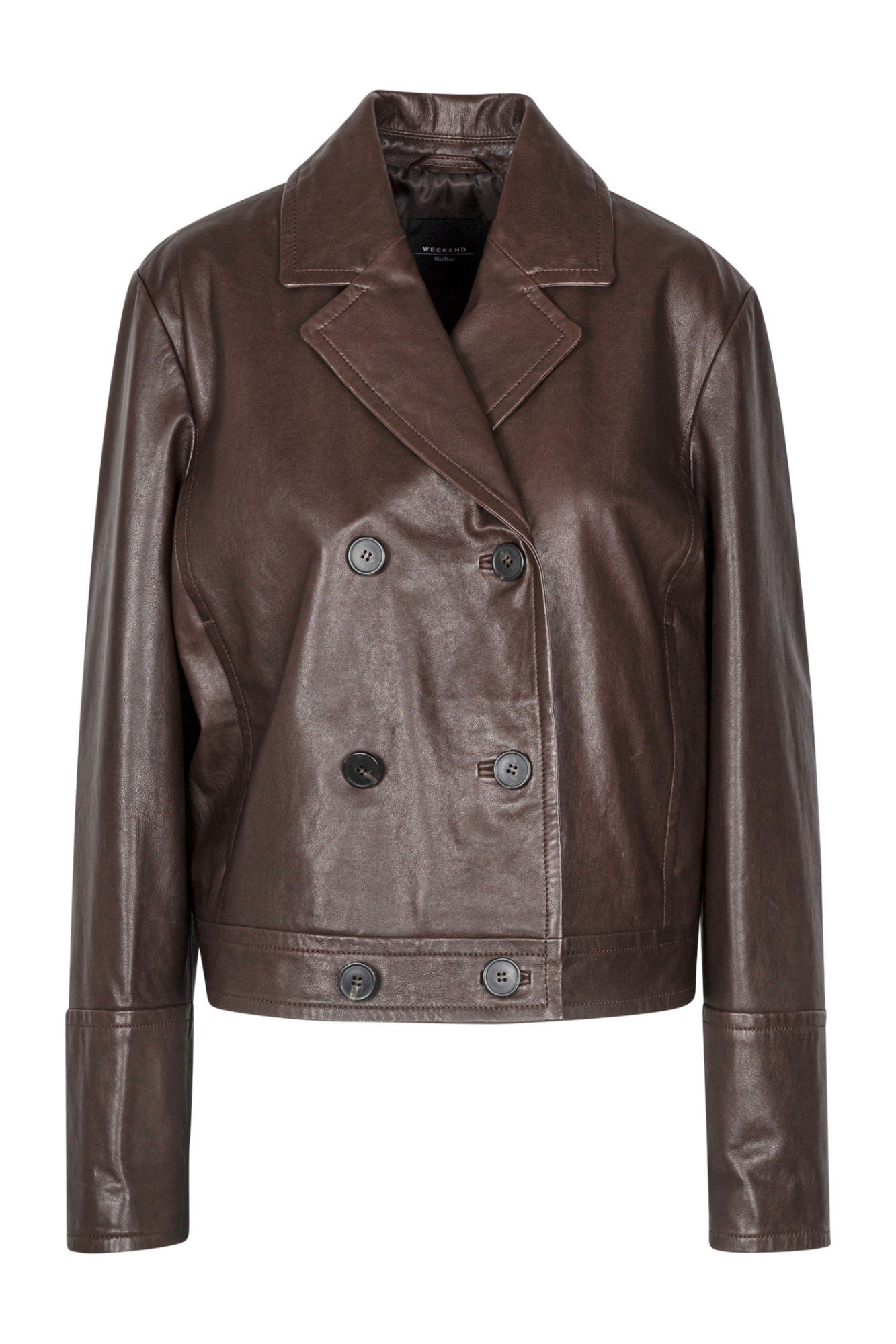 Weekend Maxmara - Leather jacket - 450437 - Moro
