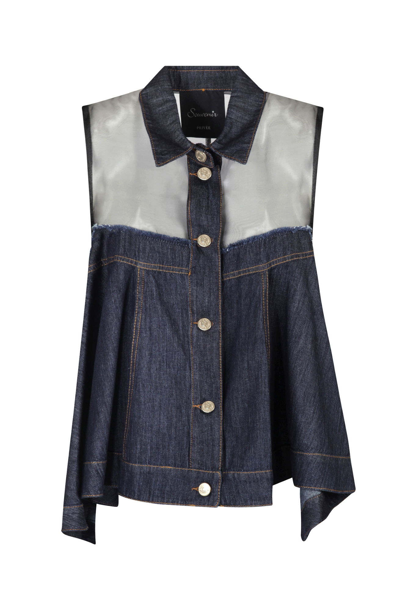 Souvenir - vest - 451250 - Denim Nero