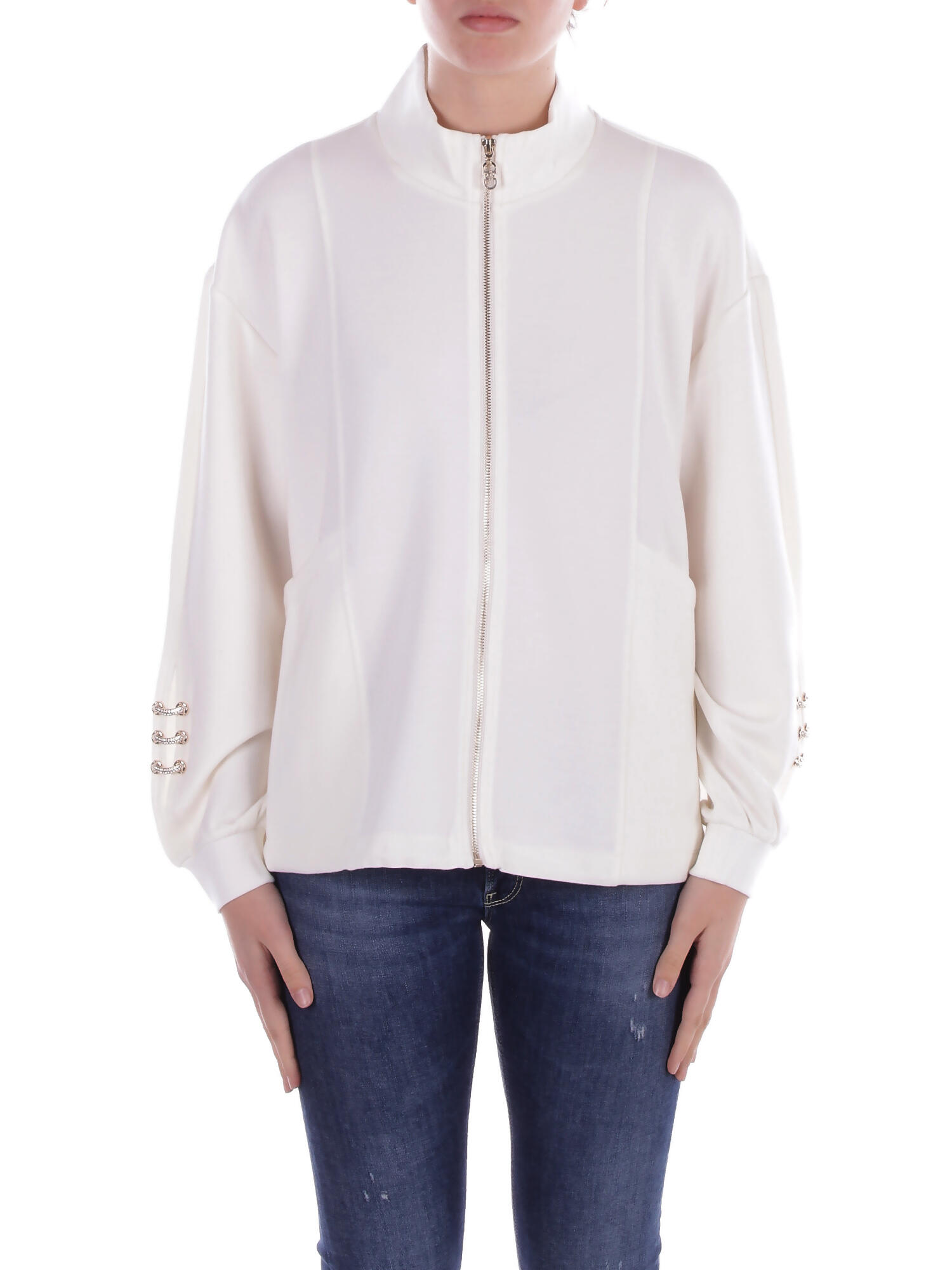 Liu •jo Liu Jo Sweaters In White Milk Bianco