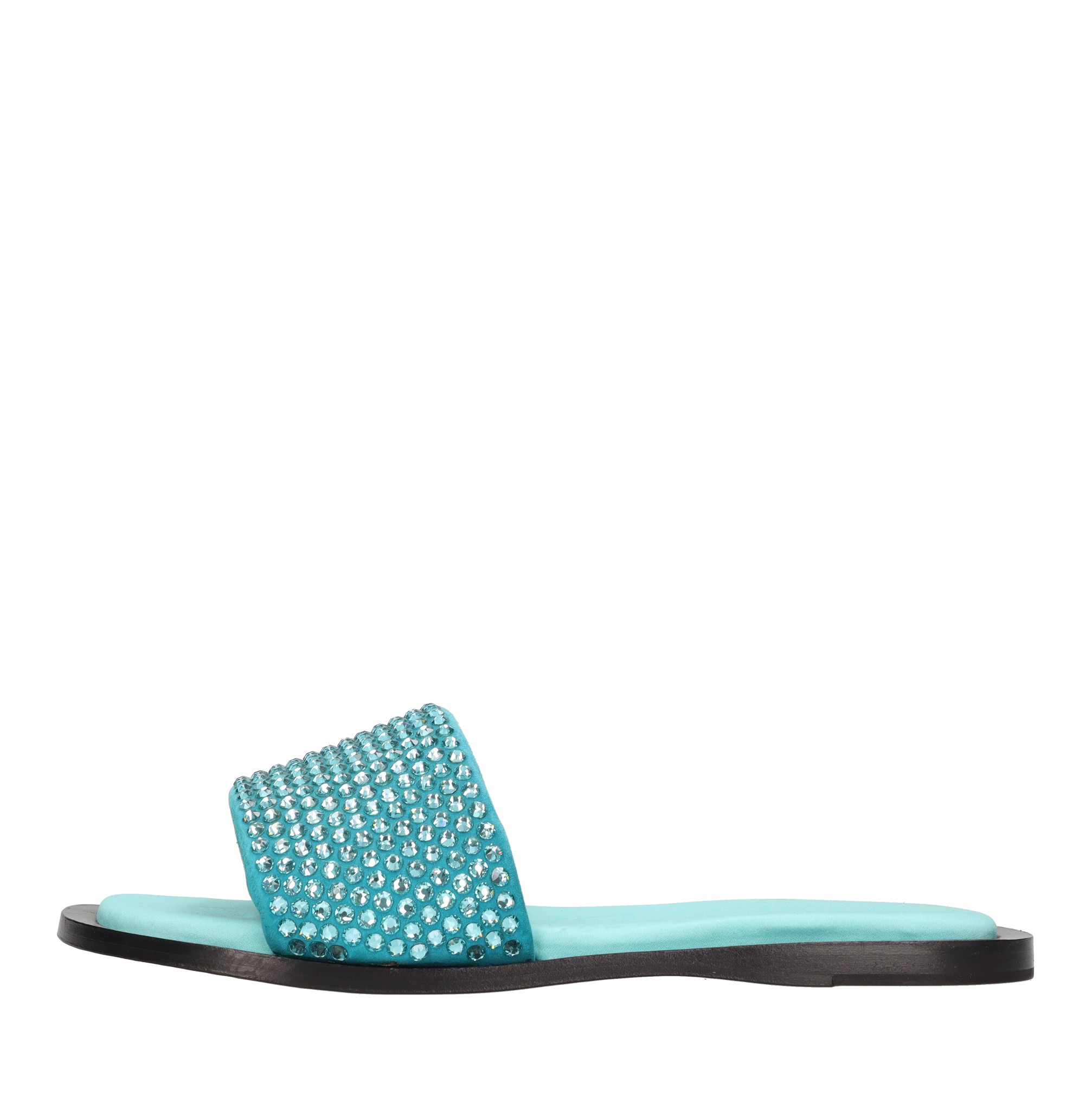 Eddy Daniele Sandals Clear Blue