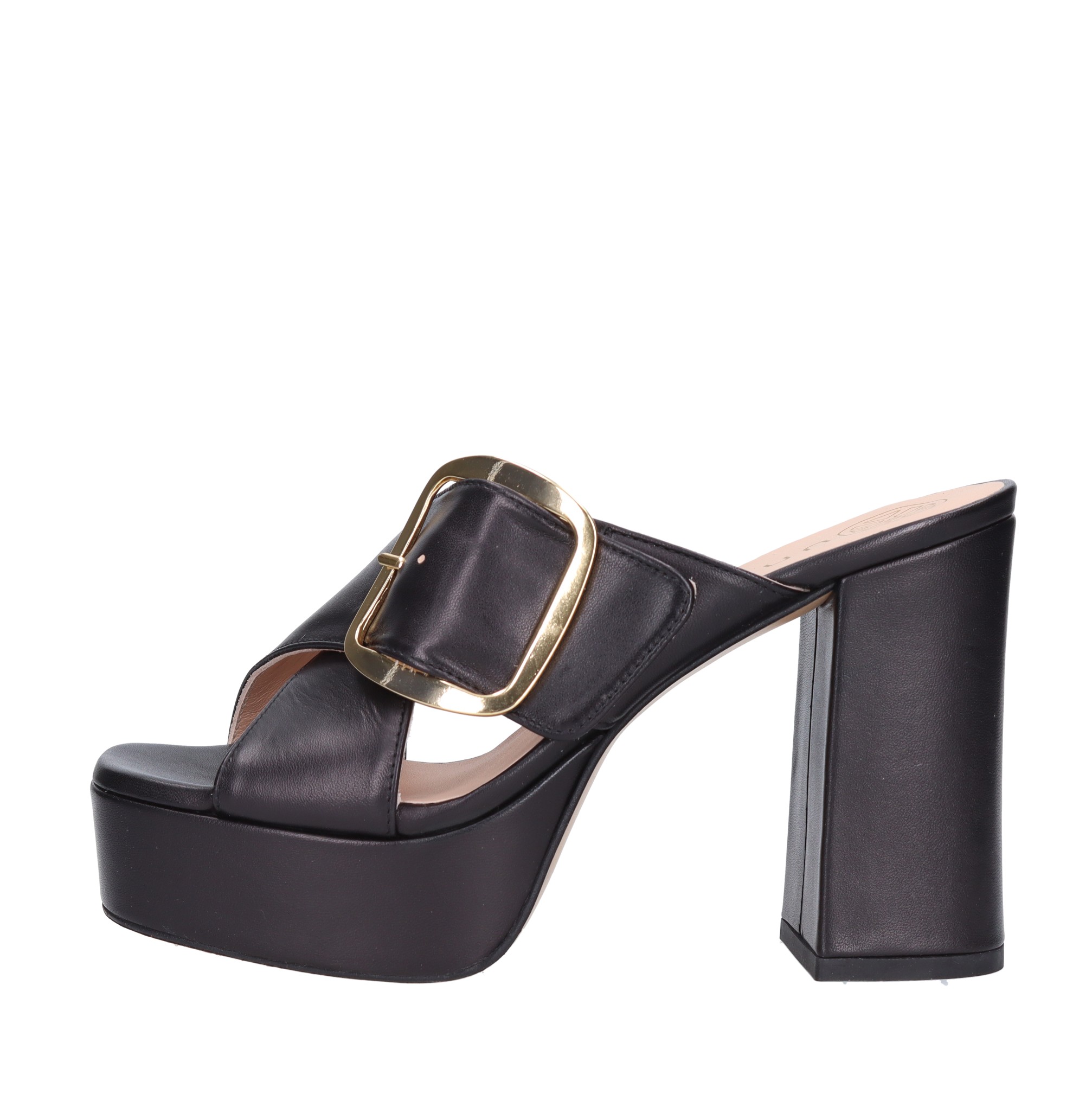 Schwarze Unisa-Sandalen