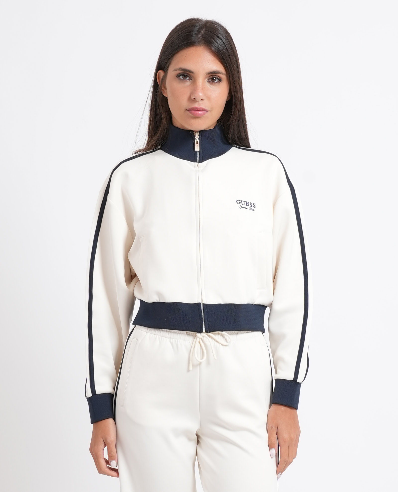 Guess Sweaters In Bianco Neutri