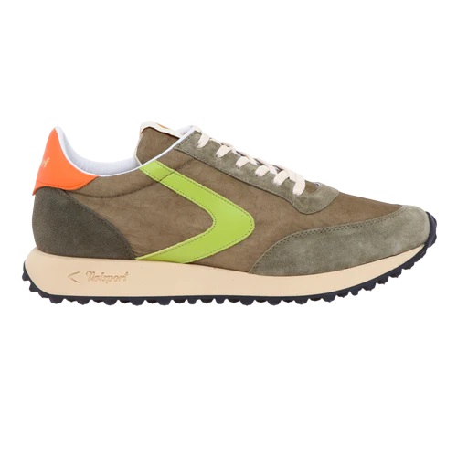 Valsport Sneakers Start Heritage Nylon Vintage Militare In Verde Blu E Verdi