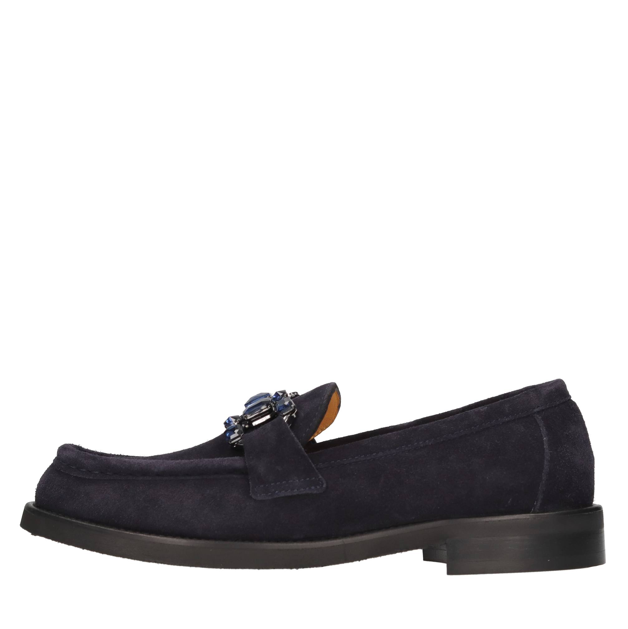 Mara Bini Lage schoenen blauw