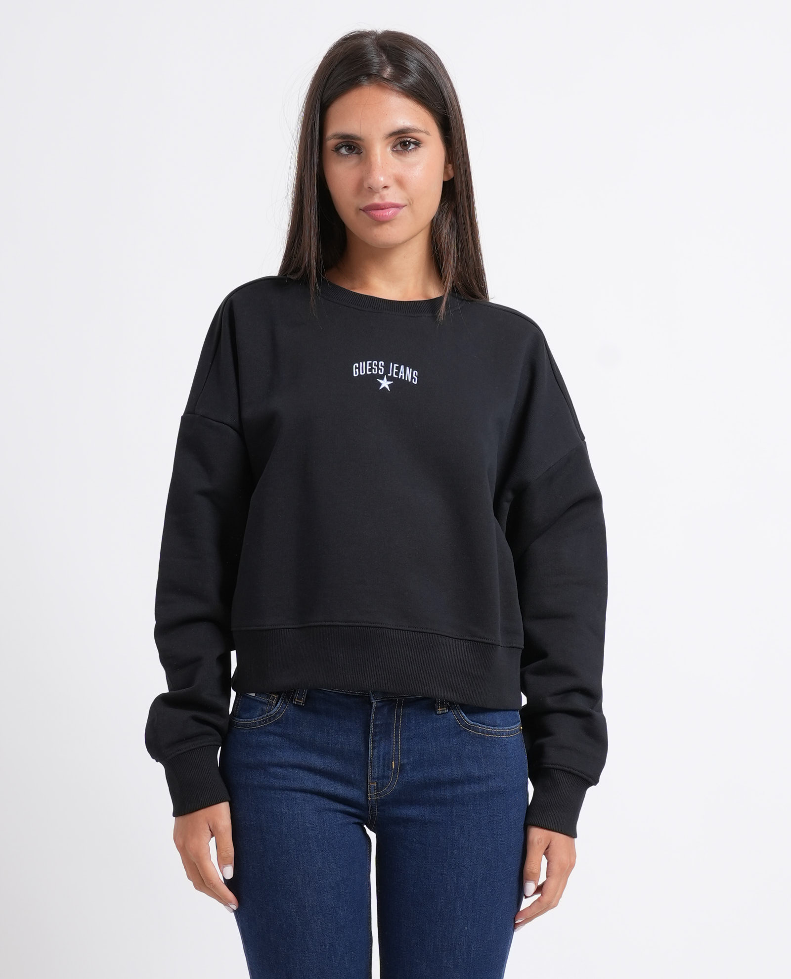 Guess Sweaters In Nero Scuri