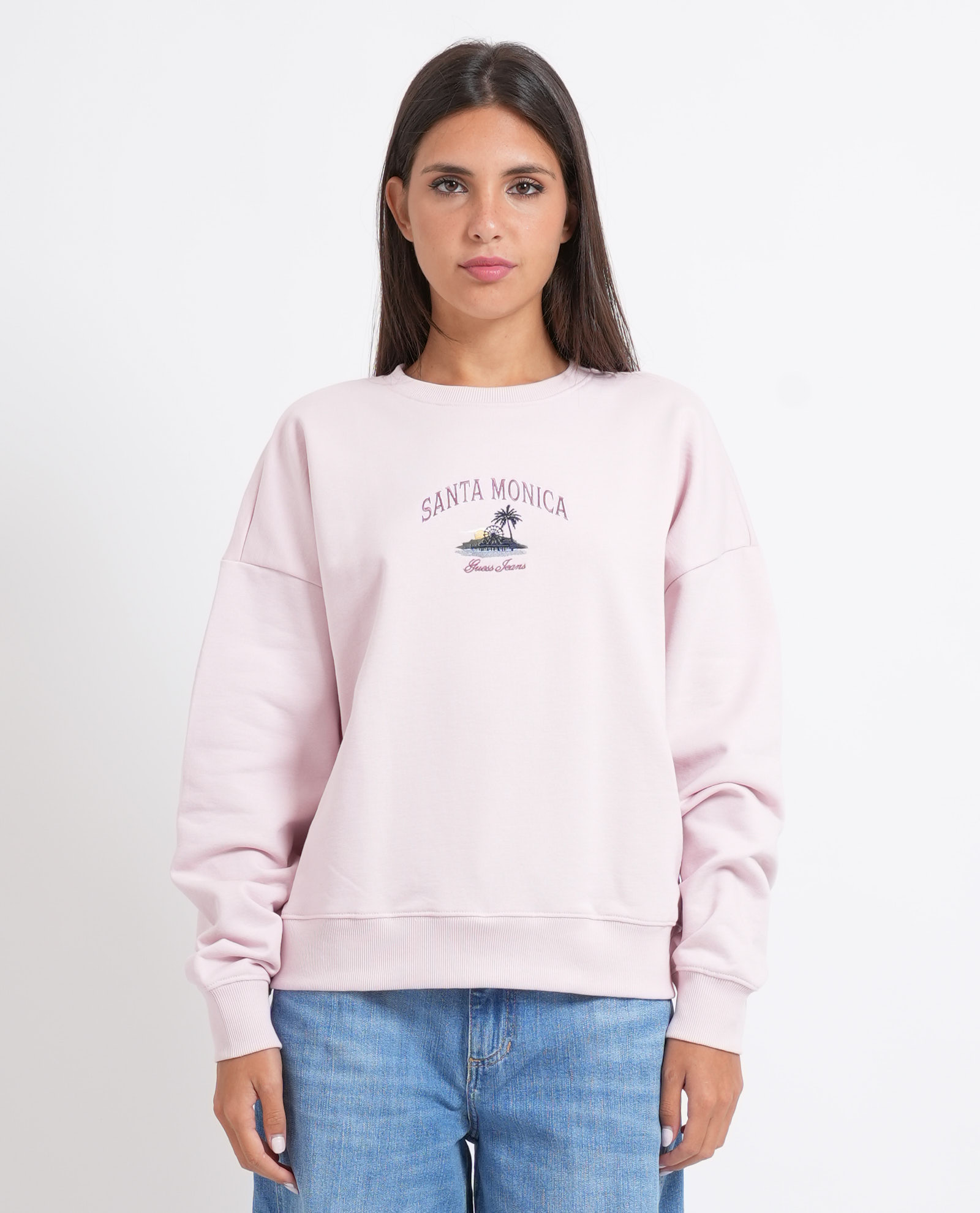 Guess Sweaters In Rosa Pastello