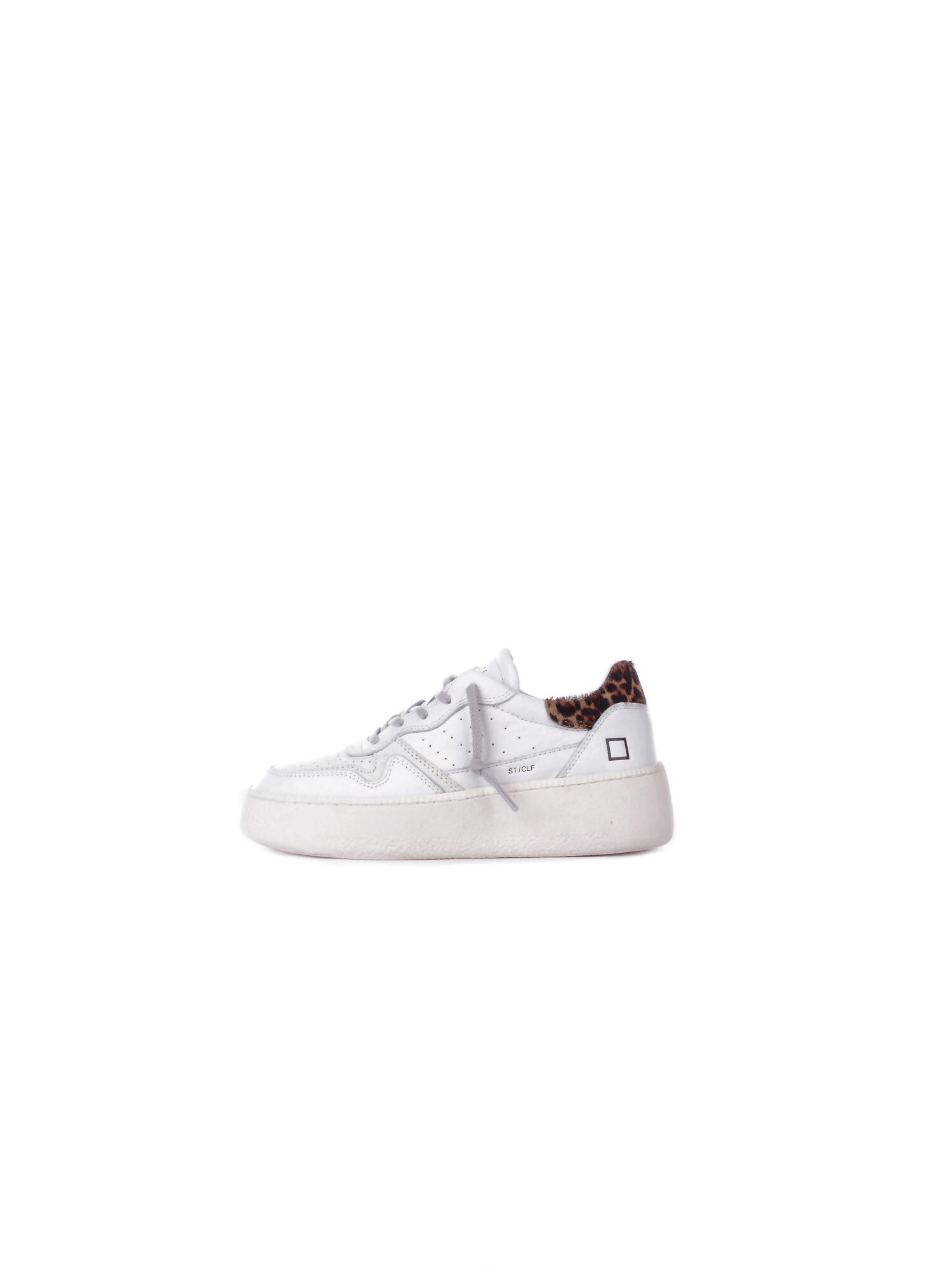 Date Sneakers White leopard