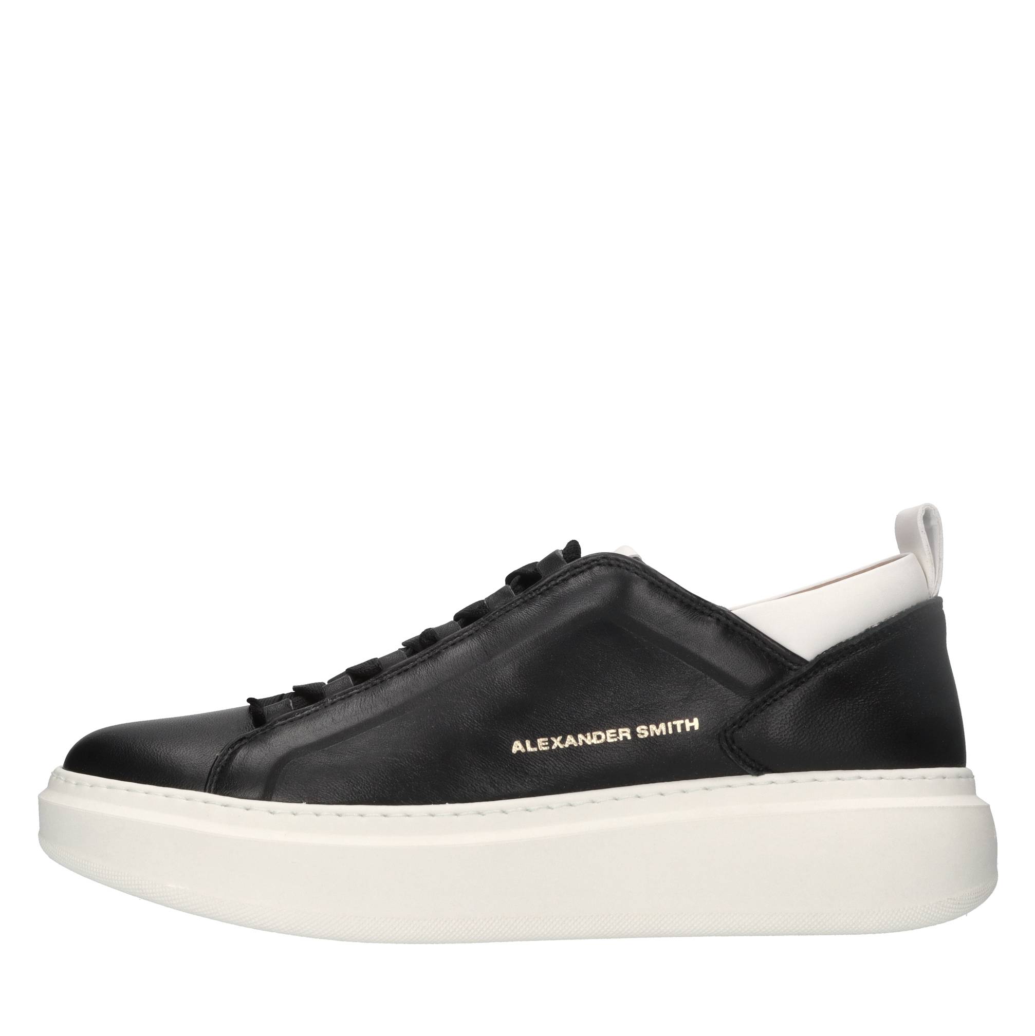 asbcwym-2267-bwt Alexander Smith Herren Leder Schwarz