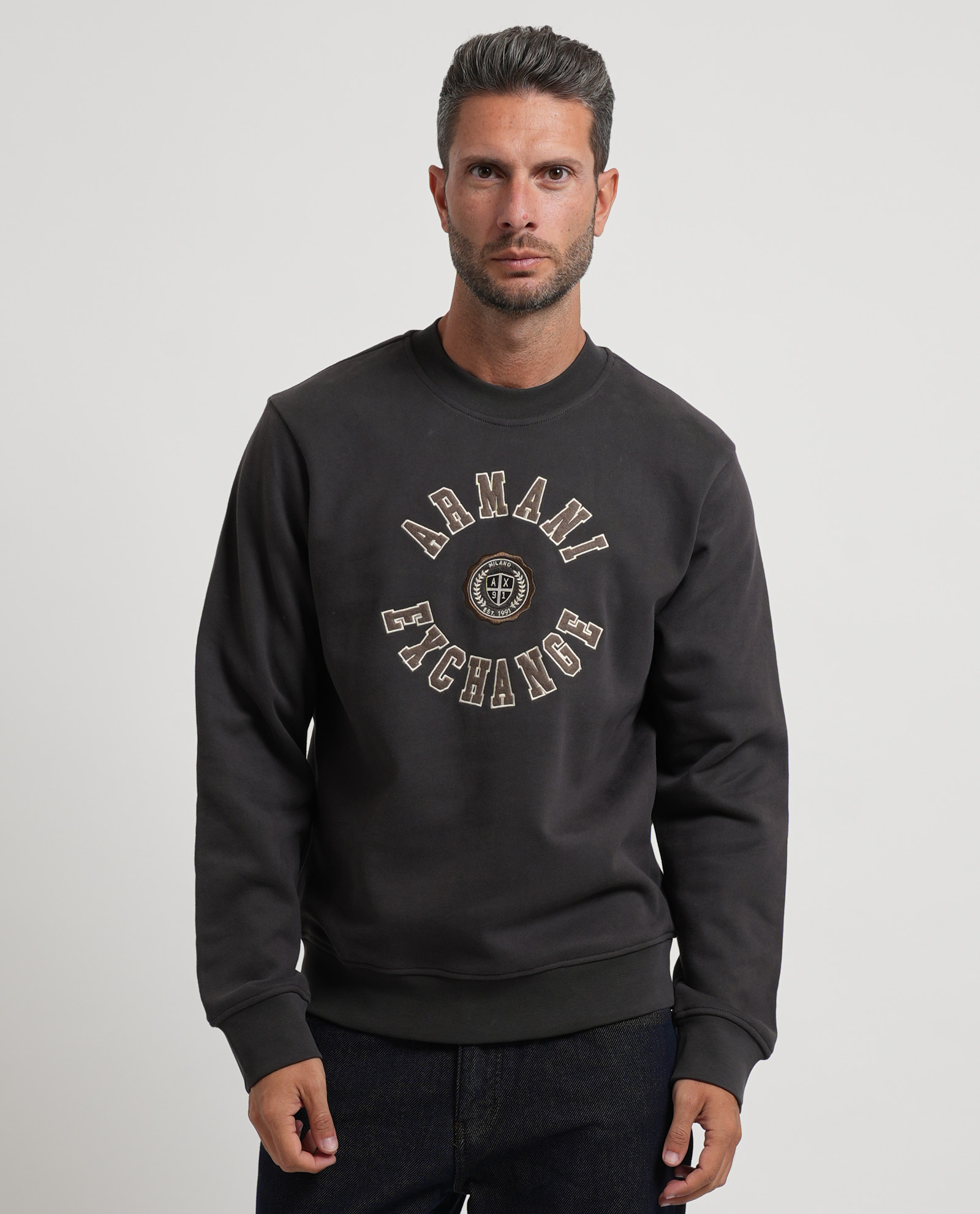 Armani Exchange Shirts Grau