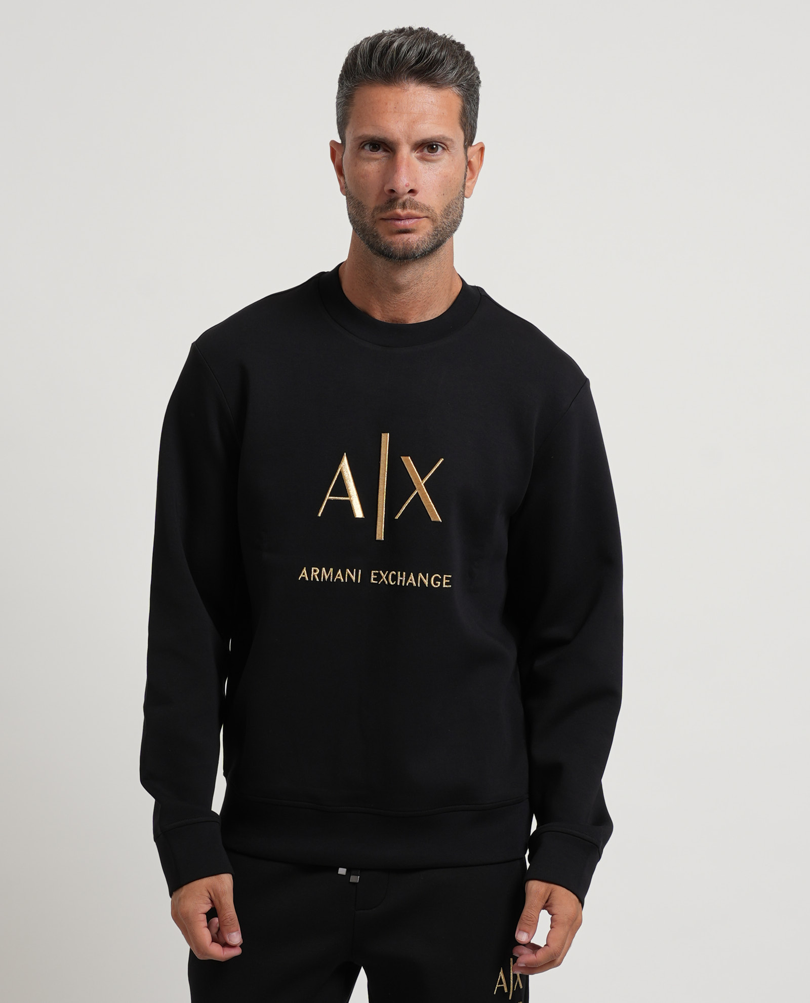 Armani Exchange Shirts Schwarz
