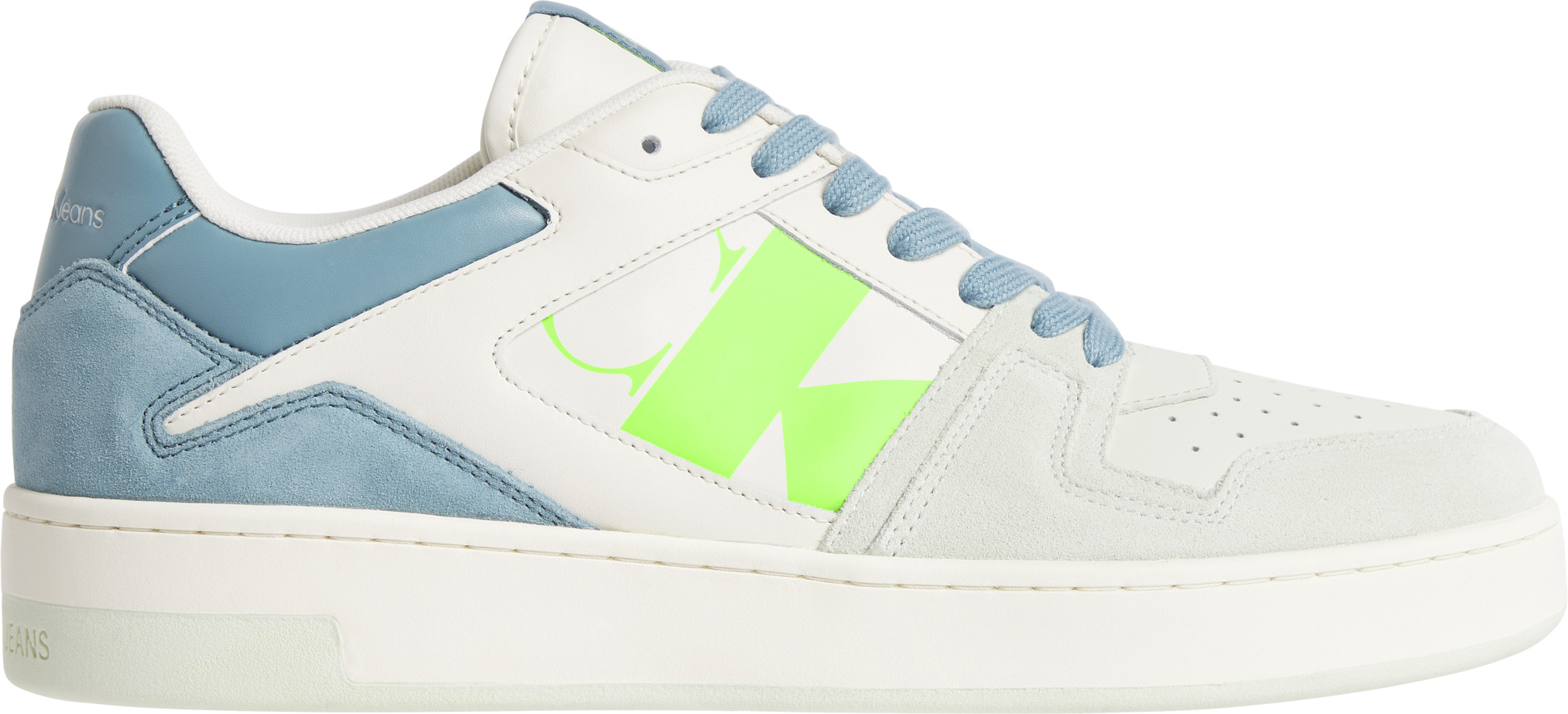 Calvin Klein Sneakers White In Bianco Chiari E Naturali